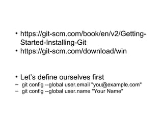 Git amd github basics with presentations | PPT