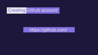 Git and Github workshop GDSC MLRITM | PPTX