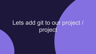 Git and Github workshop GDSC MLRITM | PPTX