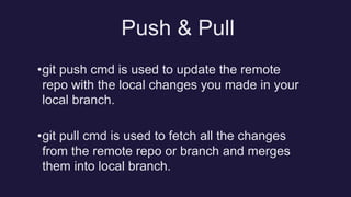 Git and Github workshop GDSC MLRITM | PPTX