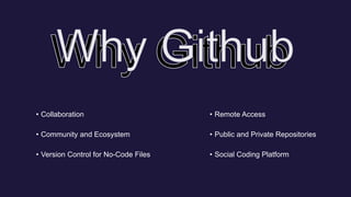 Git and Github workshop GDSC MLRITM | PPTX