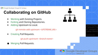 GDG On Campus NBNSCOE Version Control Essential : Master Git & GitHub ...