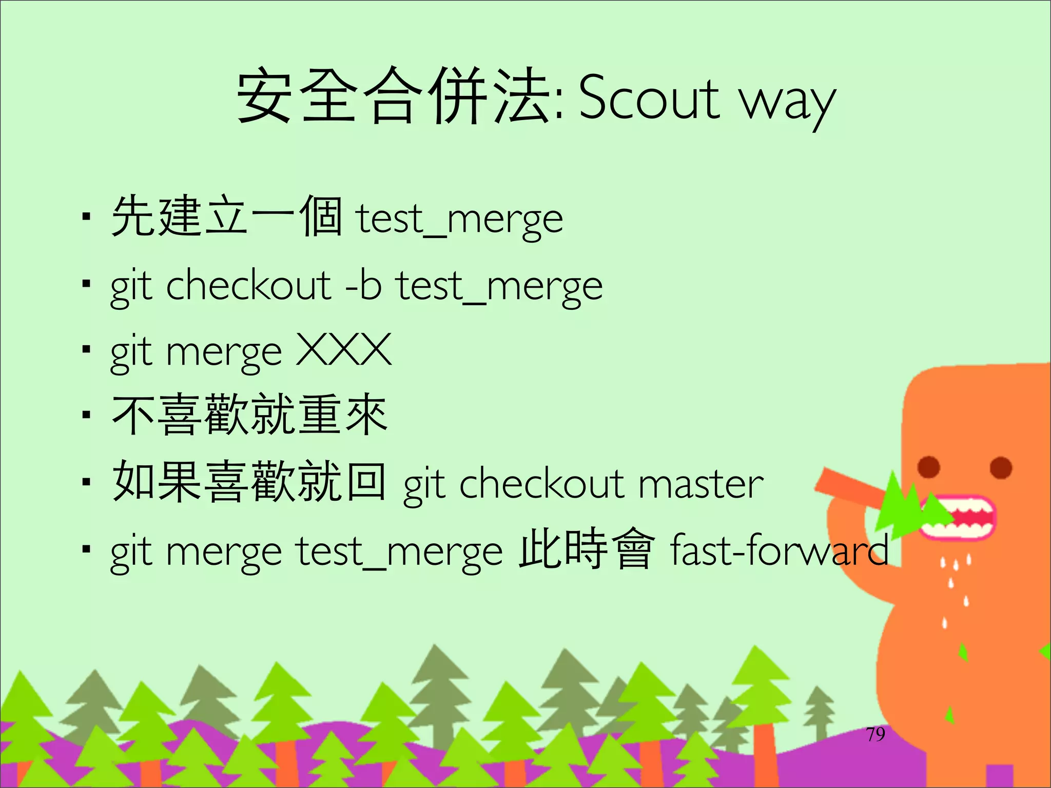 4-4. Git 指令：還沒 push 前可以
做的事
98
 