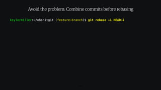 pick 2f5bae4 example feature branch
pick 0ee2a20 Another commit
# Rebase aaff258..0ee2a20 onto aaff258
#
# Commands:
# p, ...