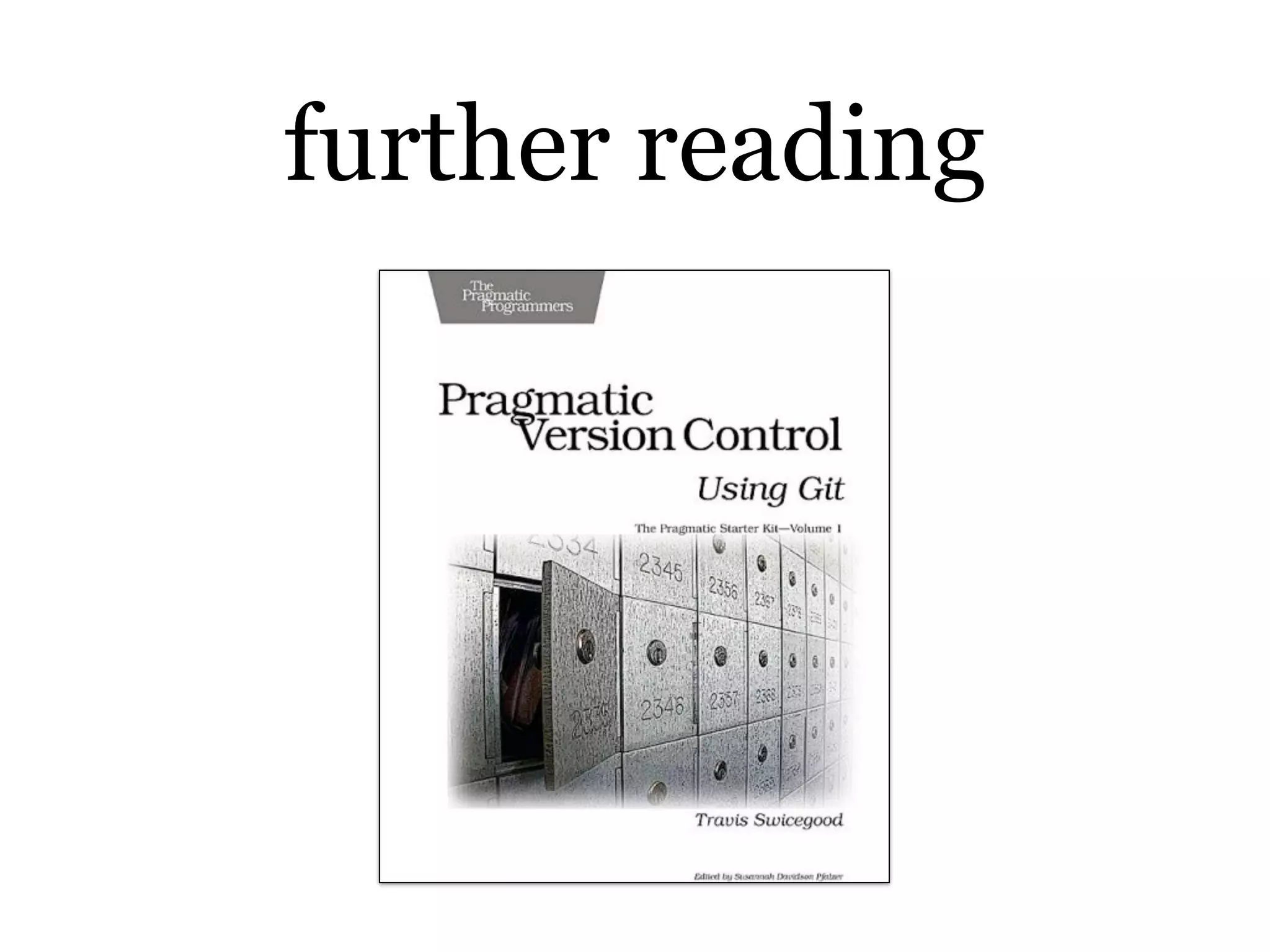 further reading
 