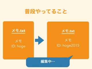 .txt

ID: hoge
նΤäƤ뤳
.txt

ID: hoge2015
С
 