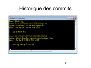 21
Historique des commits
 