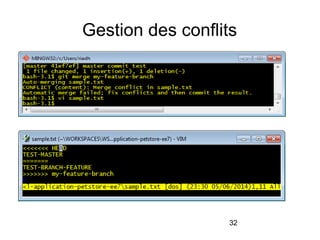 32
Gestion des conflits
 