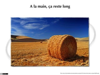 A la main, ça reste long




                  Photo: http://www.wallﬁzz.com/nature/plaine-et-prairie/2714-botte-de-foin-dans-un-champ-WallFizz.jpg
 