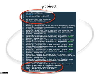git bisect
 