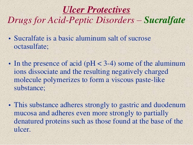 Ulcer Medicine Carafate