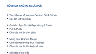 Từ Gà Đến Pro Git và GitHub trong 60 phút | PDF
