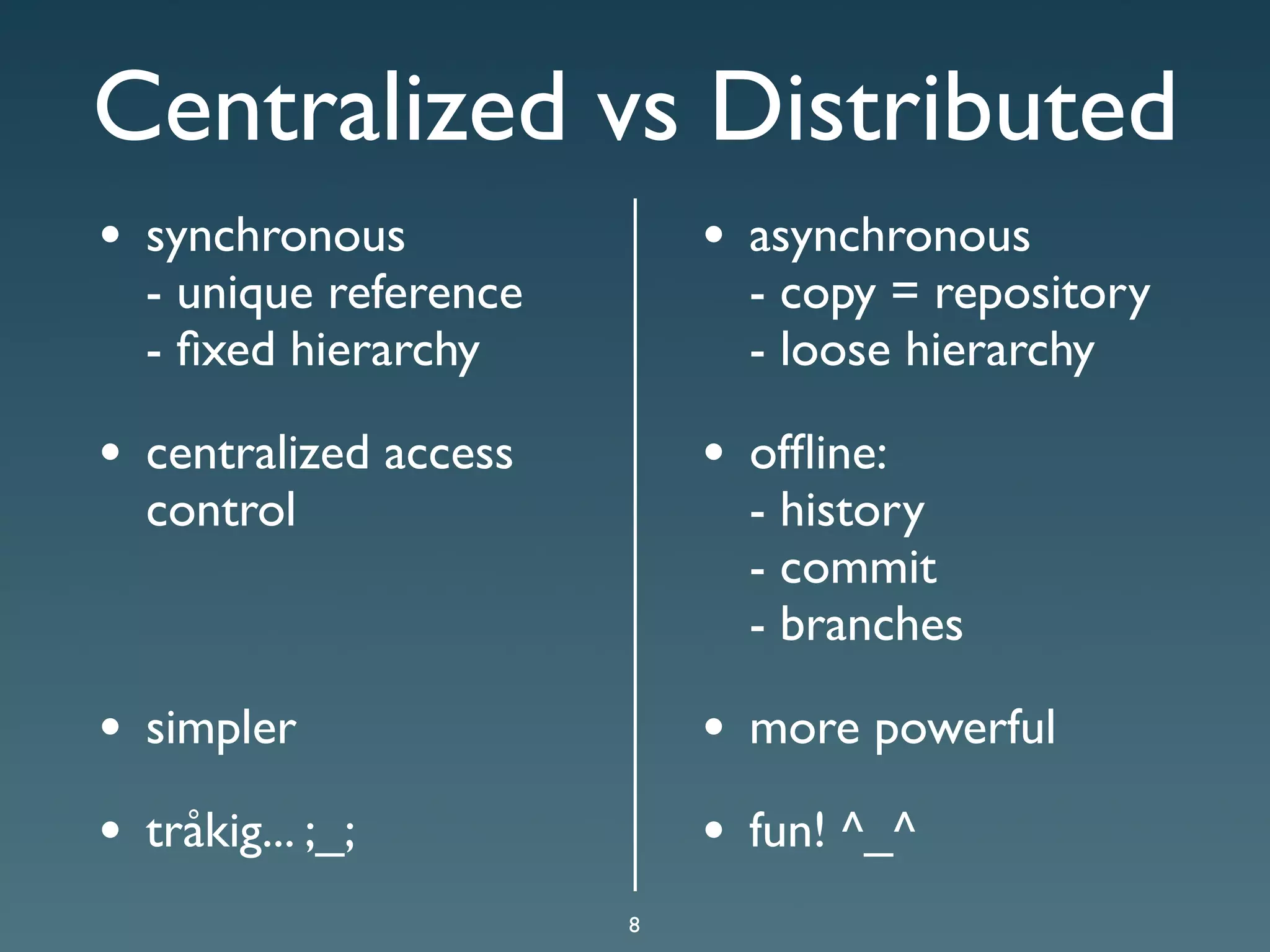 Git Presentation - Purple Scout AB Malmö