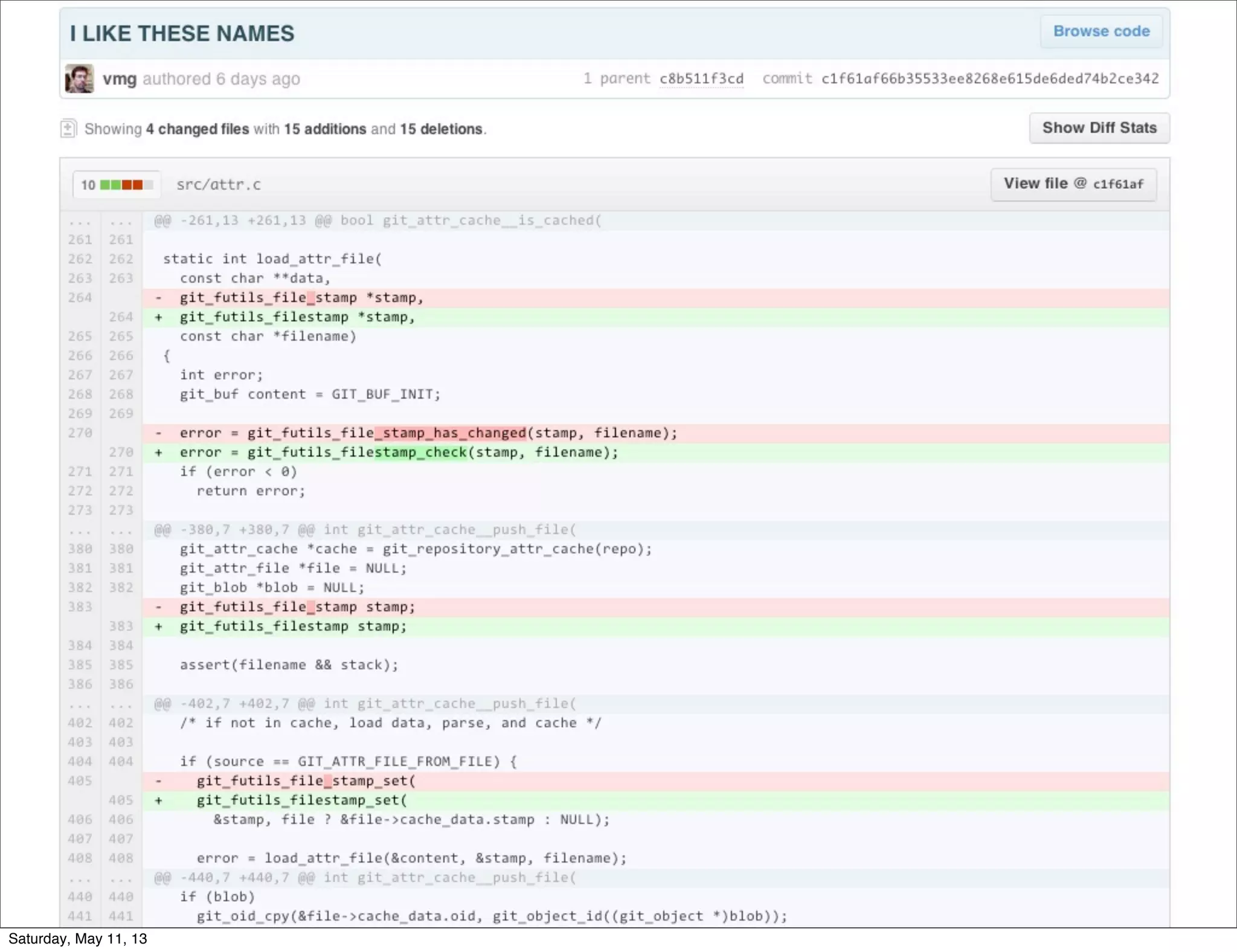Saturday, May 11, 13
 