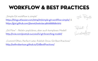 'Git started' für Fortgeschrittene!