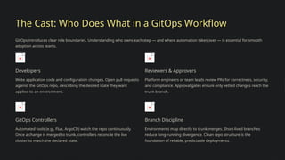 Git Workflows and GitOps concepts are essential skills for modern ...