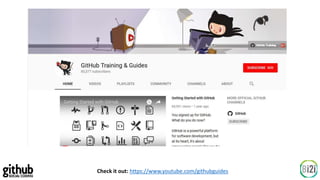 Check it out: https://www.youtube.com/githubguides
 