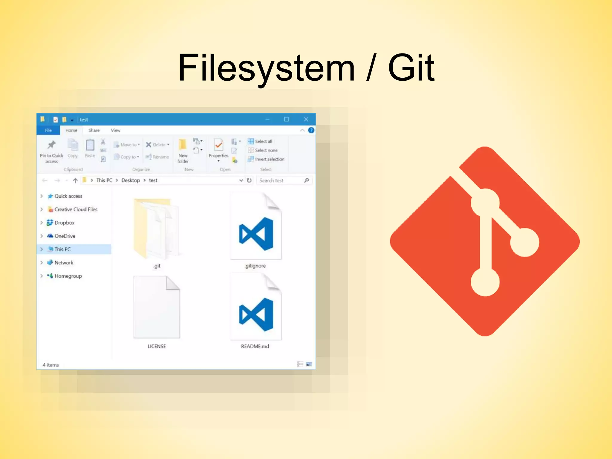 Filesystem / Git
 