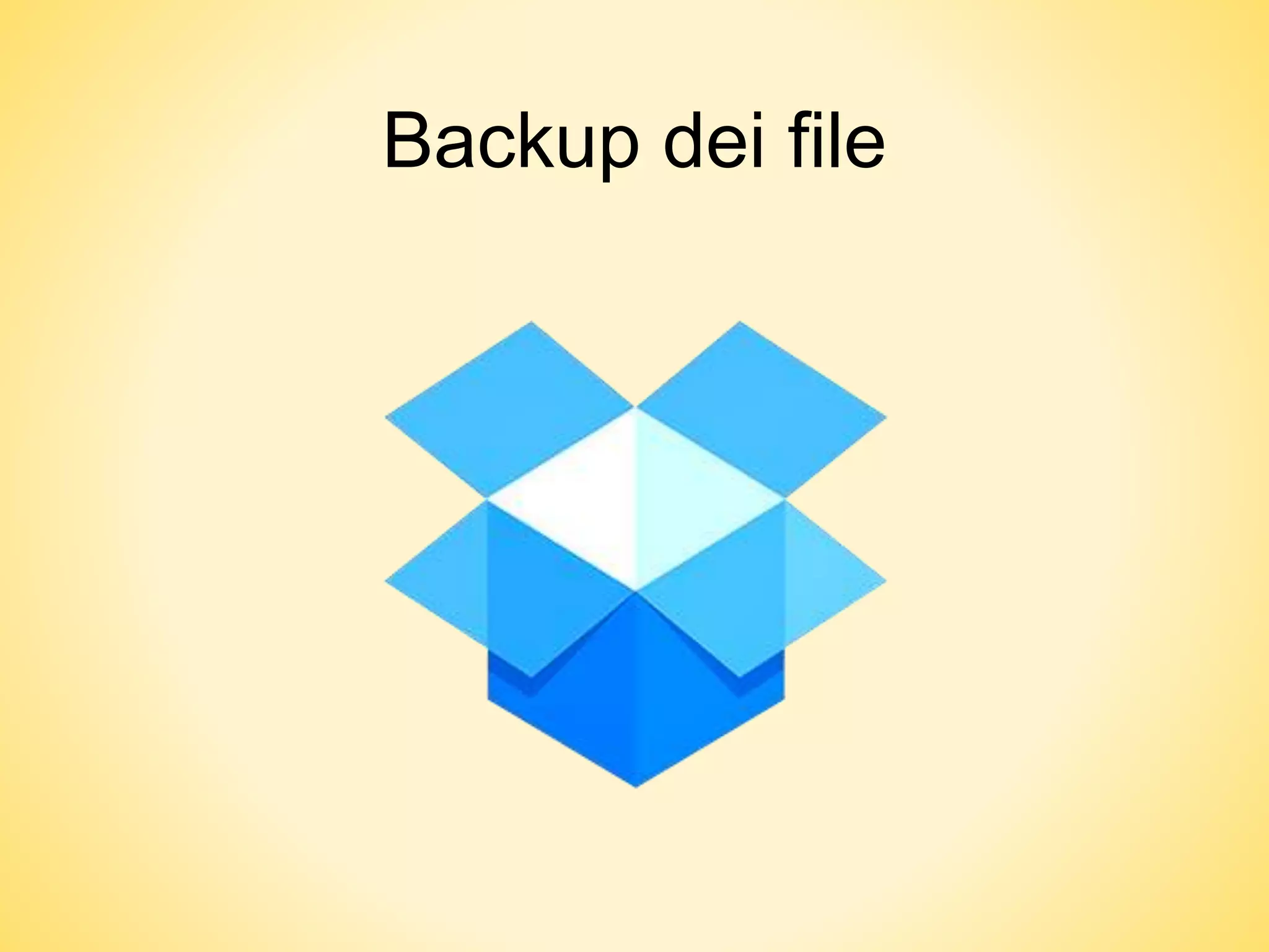 Backup dei file
 