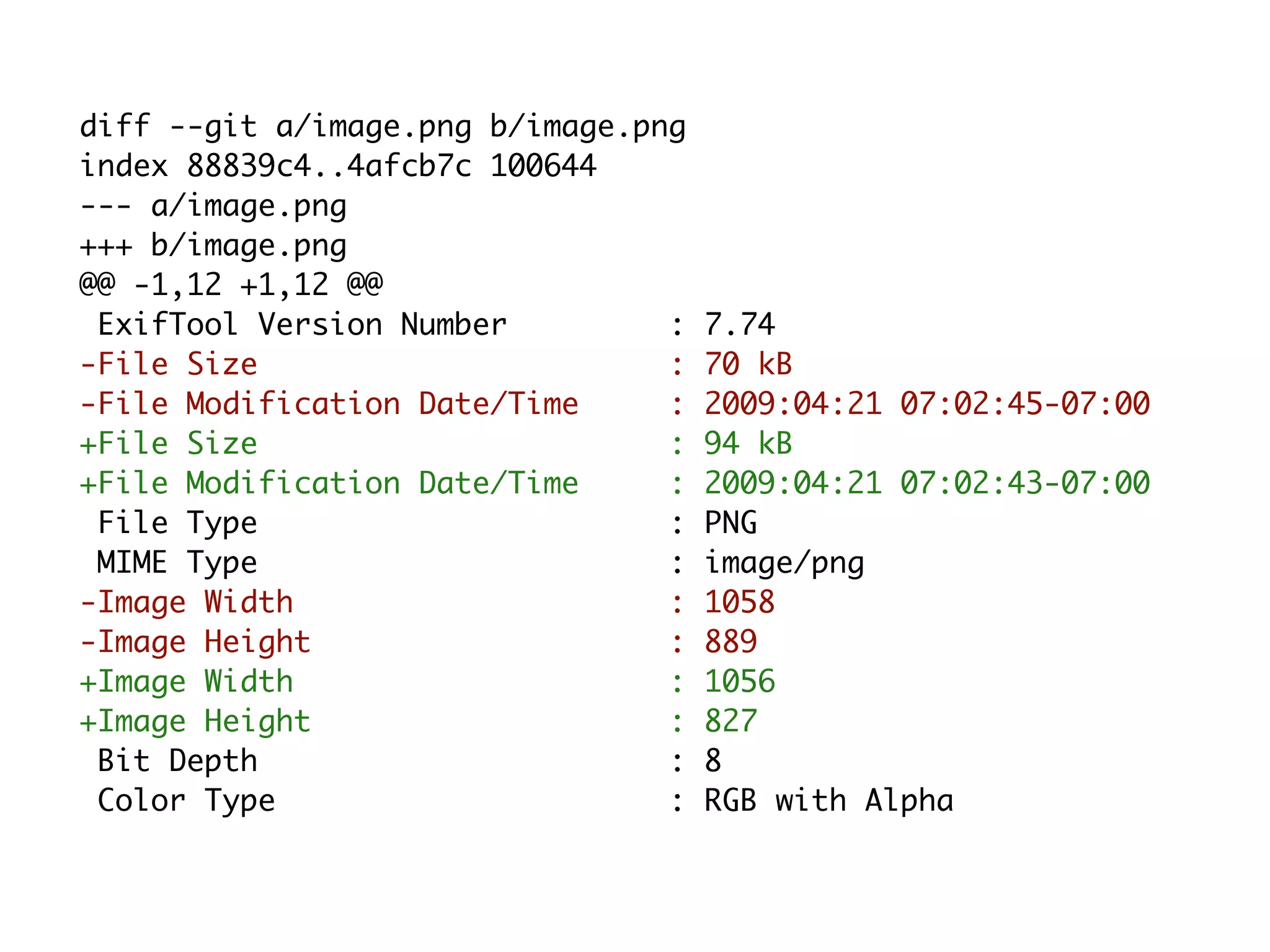 diff --git a/image.png b/image.png index 88839c4..4afcb7c 100644 --- a/image.png +++ b/image.png @@ -1,12 +1,12 @@ ExifTool Version Number : 7.74 -File Size : 70 kB -File Modification Date/Time : 2009:04:21 07:02:45-07:00 +File Size : 94 kB +File Modification Date/Time : 2009:04:21 07:02:43-07:00 File Type : PNG MIME Type : image/png -Image Width : 1058 -Image Height : 889 +Image Width : 1056 +Image Height : 827 Bit Depth : 8 Color Type : RGB with Alpha 