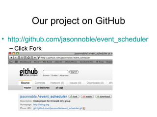 Our project on GitHub ,[object Object],[object Object]