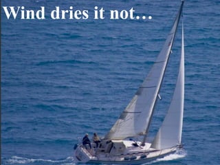 Page 22
Wind dries it not…
 