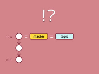 !?
new   =   master   =   topic




old
 