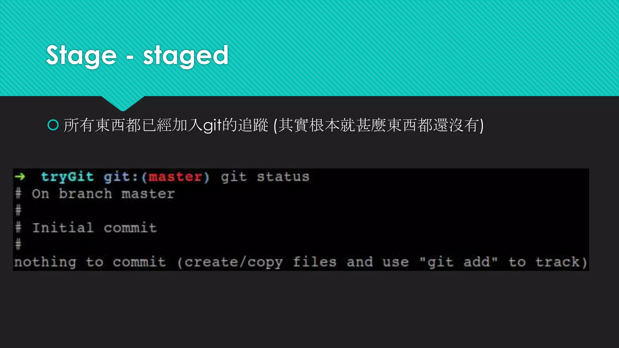Let’s start a repo in local
 