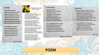 POEM
 