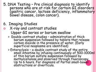 Health History and Clinical ManifestationsBlood in the stool