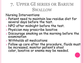 Melena – black tarry stool is produced if blood is shed into the upper GI tract.