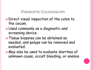 DIAGNOSTIC ASSESSMENTBlood TestsStool TestsBreath TestsAbdominal UltrasonographyDNA TestingImaging StudiesComputed Tomography (CT) ScanMagnetic Resonance Imaging (MRI)ScintigraphyEndoscopic ProceduresManometry and Electrophysiologic StudiesGastric Analysis, Gastric Acid Stimulation Test and pH MonitoringLaparoscopy (Peritoneoscopy)