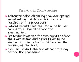 DIAGNOSTIC ASSESSMENTBlood TestsCBC, CEA, Liver function tests, serum cholesterol, and triglycerides