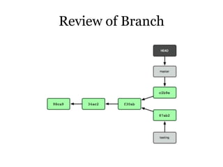 Review of Branch
 