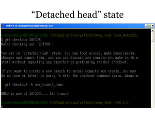 “Detached head” state
 