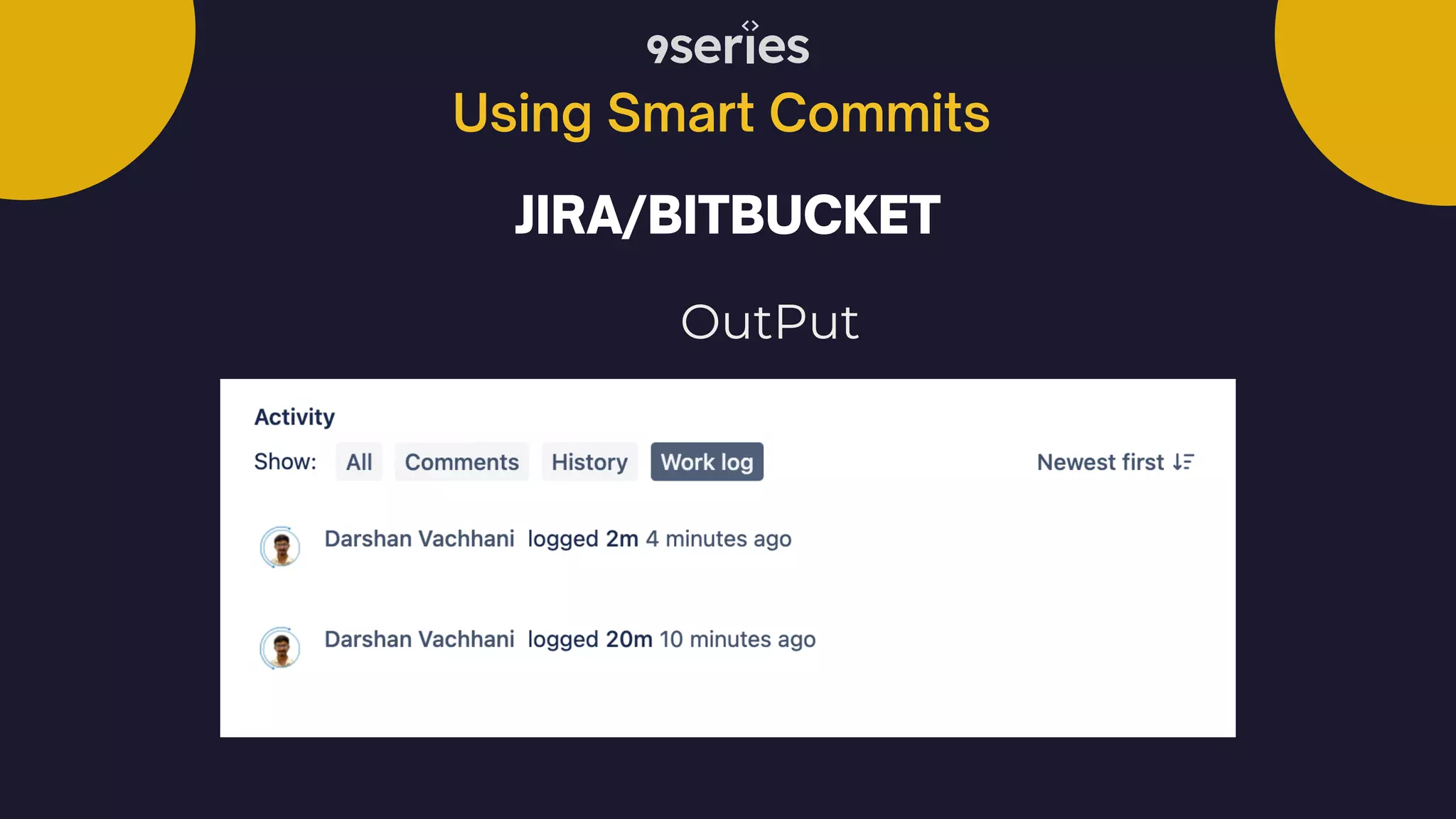 Using Smart Commits JIRA/BITBUCKET OutPut 