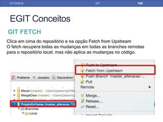 31/01/17 GIT
3º - Recupera esse commit para outra branch
GIT CHERRY PICK POR LINHA DE COMANDO
 