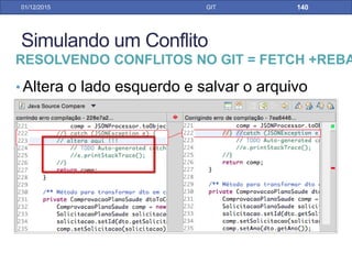 31/01/17 GIT
• Enviando uma tag para o remoto
GIT TAGGING PELO ECLIPSE
 