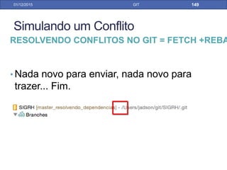 Trabalhando com Múltiplos
Repositórios
31/01/17 GIT
Adicione a URL desse novo repositório remoto
 