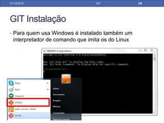 GIT Instalação
• Para quem usa MacOS
31/01/17 GIT
 