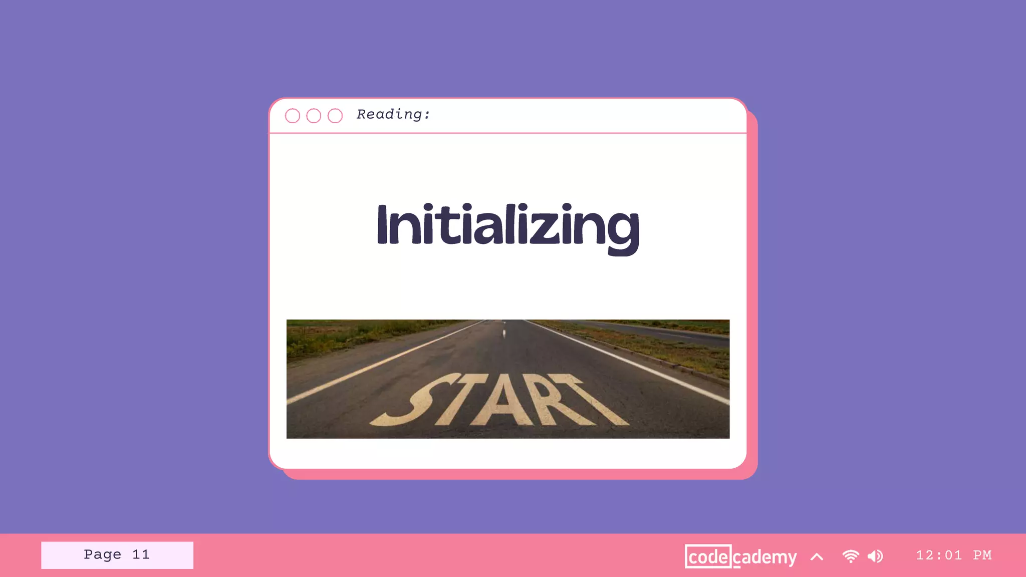 Reading:
12:01 PM
Page 11
 