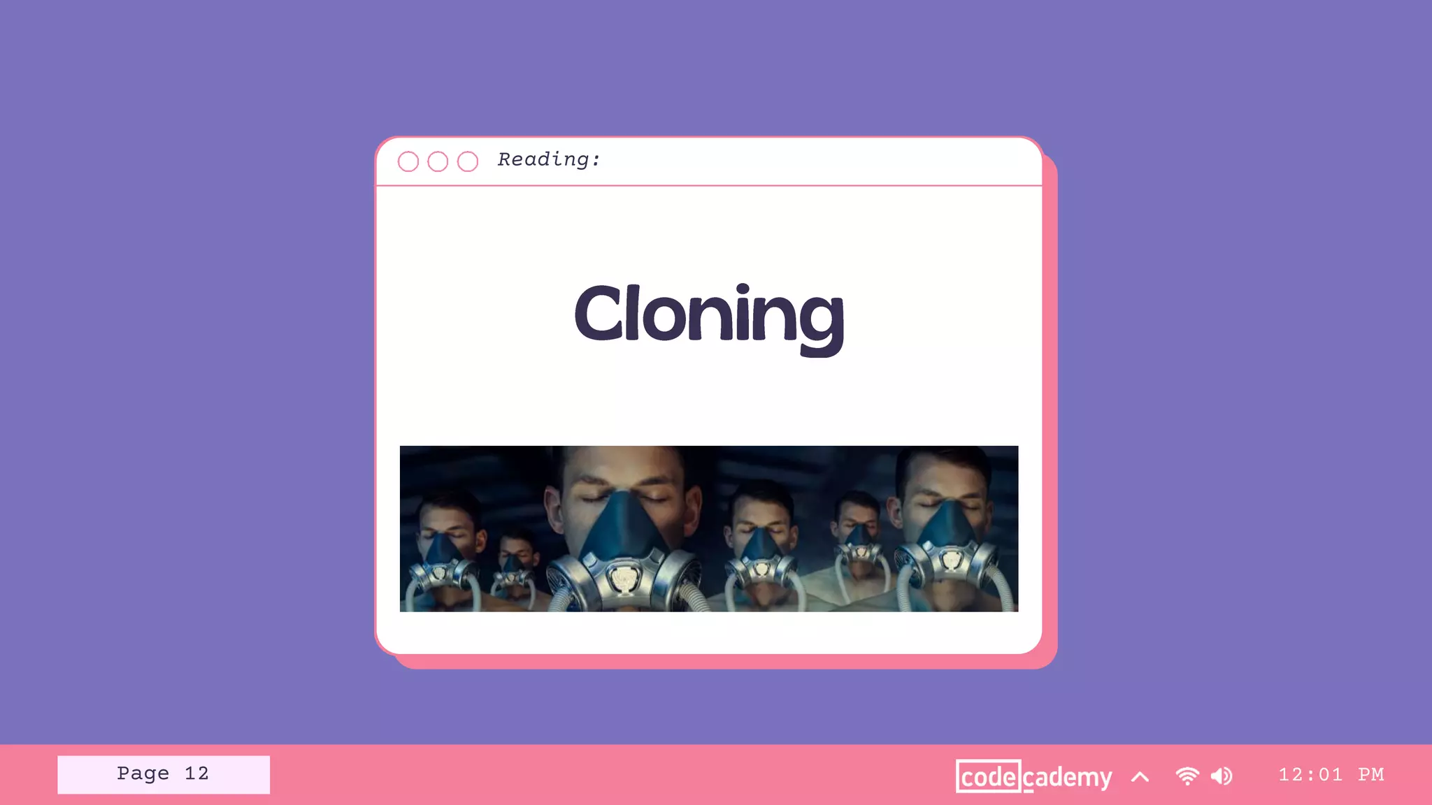 Reading:
12:01 PM
Page 12
 