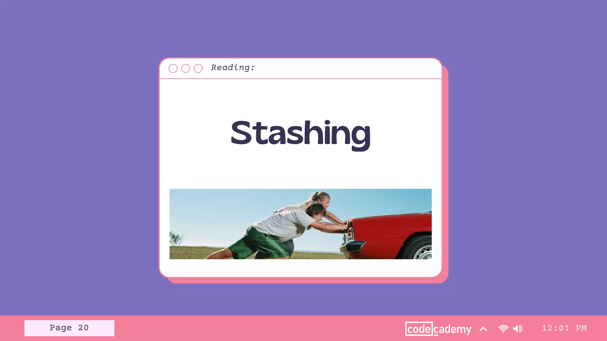 Reading:
12:01 PM
Page 20
 