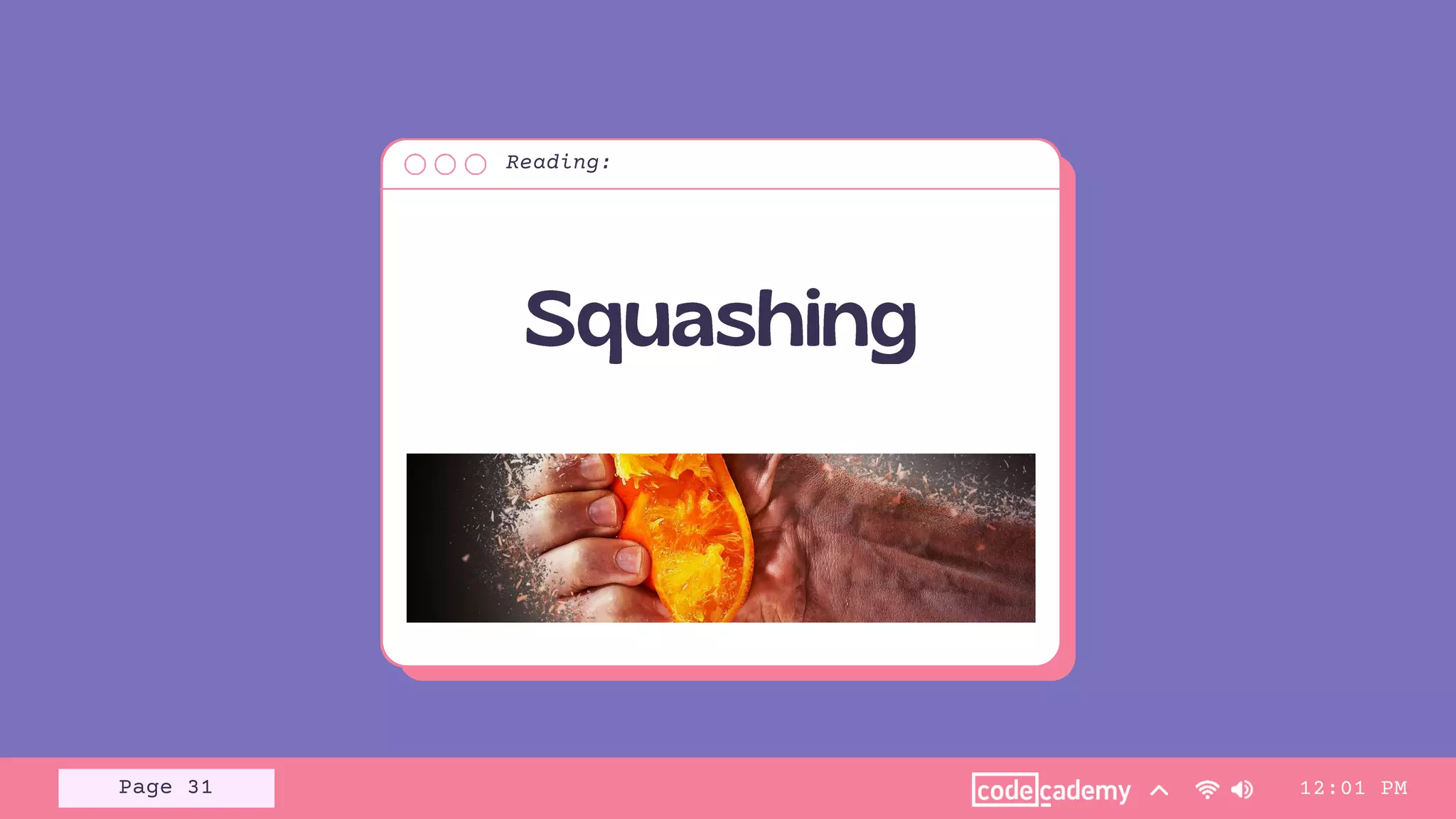 Reading:
12:01 PM
Page 31
 