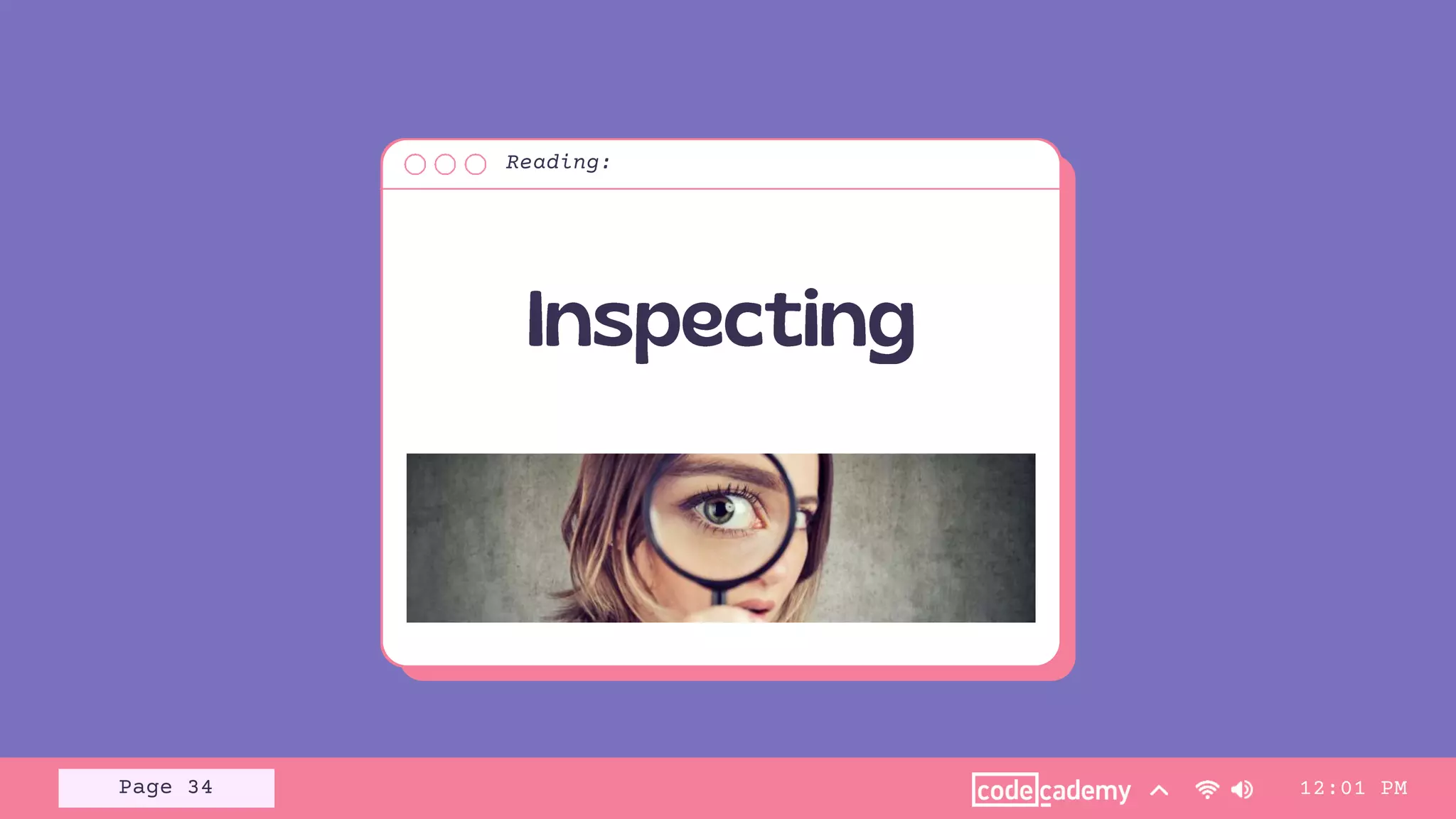 Reading:
12:01 PM
Page 34
 