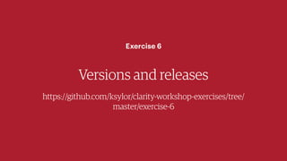 Design Systems + Git  = Success - Clarity Conference 2018