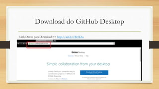Download do GitHub Desktop
Link Direto para Download >> http://adf.ly/1W4TZa
 