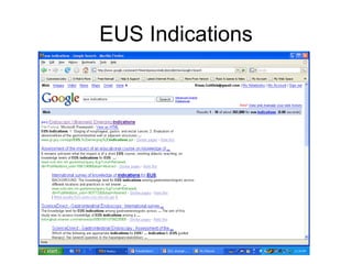 EUS Indications 