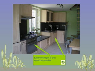 Electroménager le plus  économe possible 
