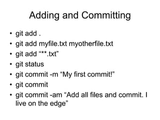 Git One Day Training Notes | PPTX